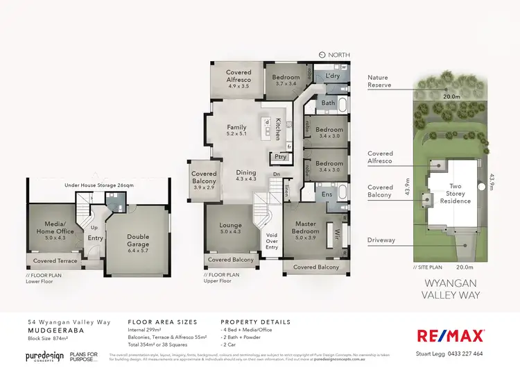 Floorplan of Homely house listing, 54 Wyangan Valley Way, Mudgeeraba QLD 4213