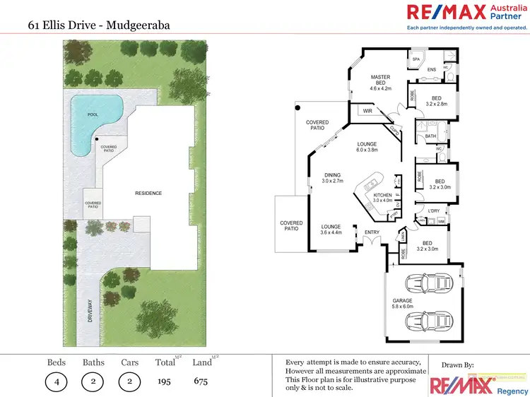 Floorplan of Homely house listing, 61 Ellis Drive, Mudgeeraba QLD 4213
