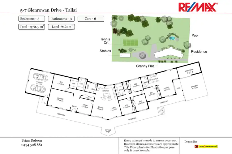 Floorplan of Homely house listing, 5-7 Glenrowan Drive, Tallai QLD 4213