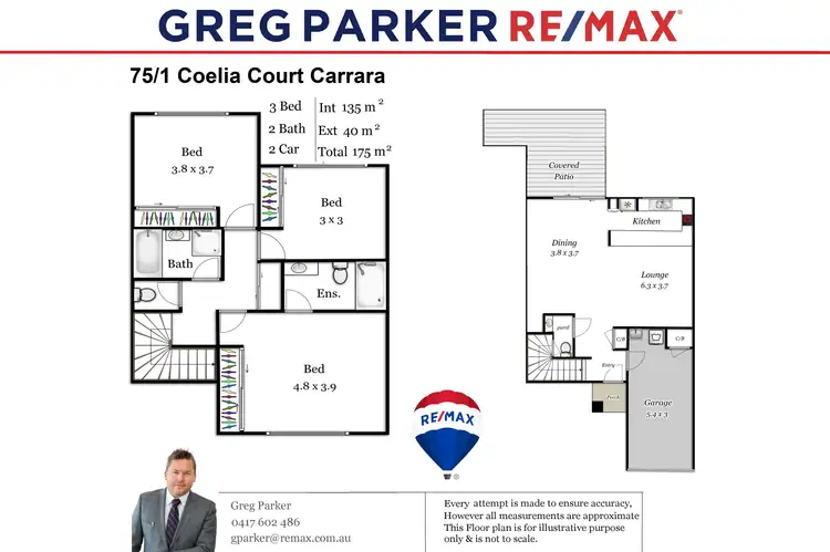 Floorplan of Homely townhouse listing, 75/1 Coelia Court, Carrara QLD 4211