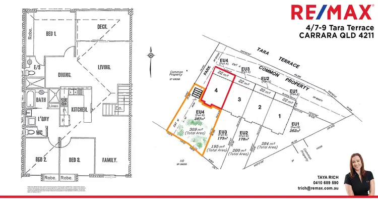 Floorplan of Homely townhouse listing, 4/7 Tara Tce, Carrara QLD 4211