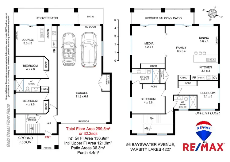 Floorplan of Homely house listing, 56 Bayswater Av, Varsity Lakes QLD 4227