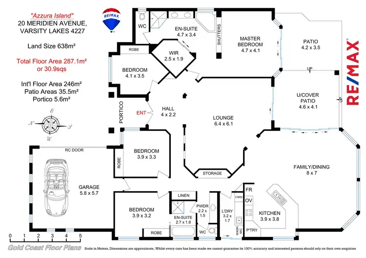 Floorplan of Homely house listing, 20 Meridien Av, Varsity Lakes QLD 4227