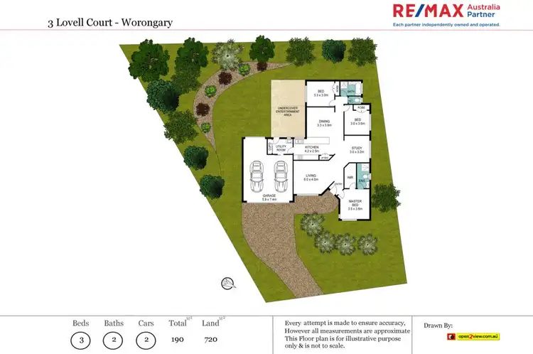 Floorplan of Homely house listing, 3 Lovell Court, Worongary QLD 4213