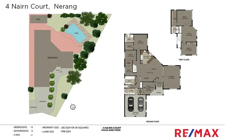 Floorplan of Homely house listing, 4 Nairn Ct, Highland Park QLD 4211