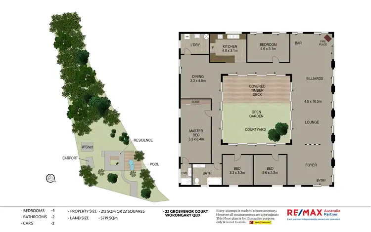 Floorplan of Homely house listing, 22 Grosvenor Court, Worongary QLD 4213