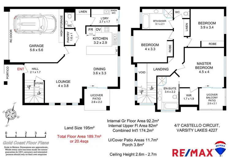 Floorplan of Homely unit listing, 4/7 Castello Cct, Varsity Lakes QLD 4227