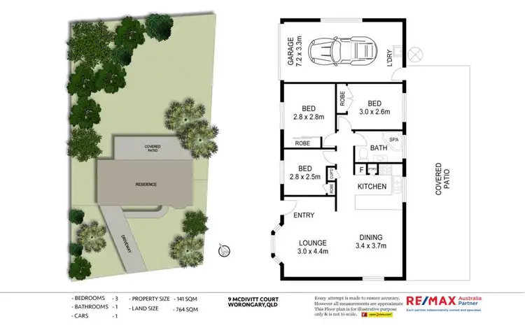 Floorplan of Homely house listing, 9 McDivitt Court, Worongary QLD 4213