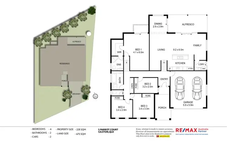 Floorplan of Homely house listing, 5 Parrot Court, Gilston QLD 4211