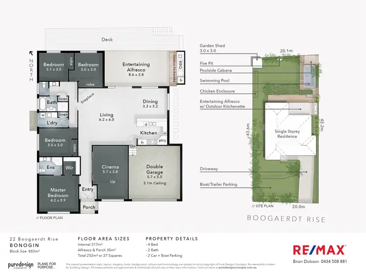 Floorplan of Homely house listing, 22 Boogaerdt Rise, Bonogin QLD 4213