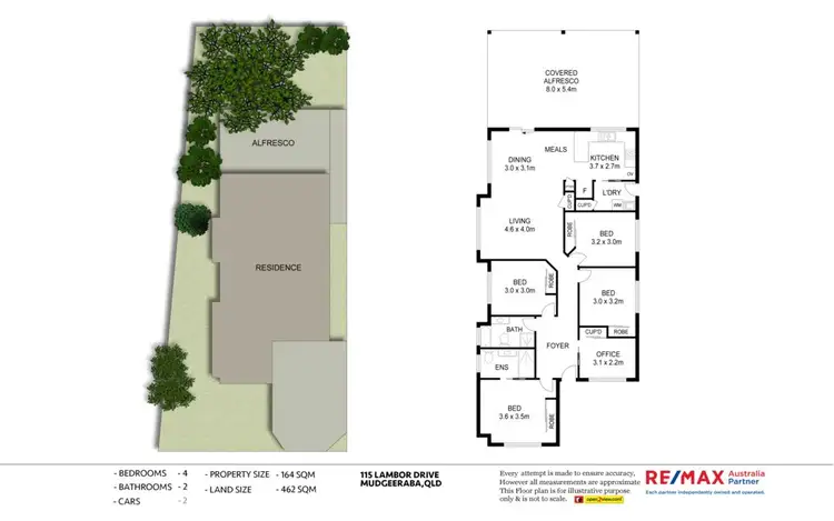 Floorplan of Homely house listing, 115 Lambor Drive, Mudgeeraba QLD 4213