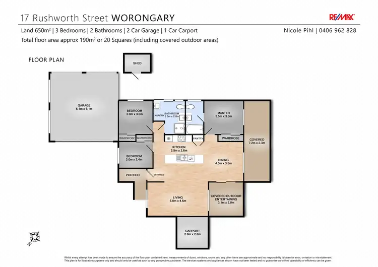 Floorplan of Homely house listing, 17 Rushworth Street, Worongary QLD 4213