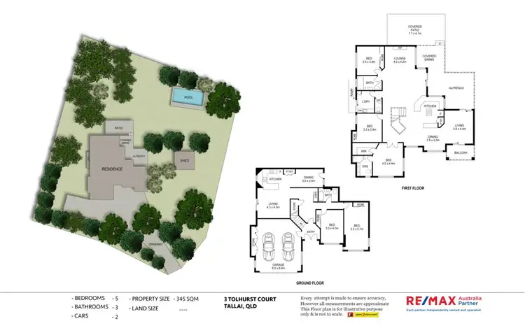Floorplan of Homely house listing, 3 Tolhurst Court, Tallai QLD 4213