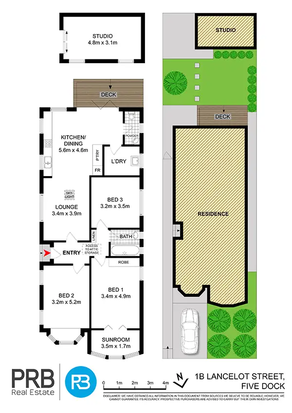 Floorplan of Homely house listing, 1B Lancelot Street, Five Dock NSW 2046
