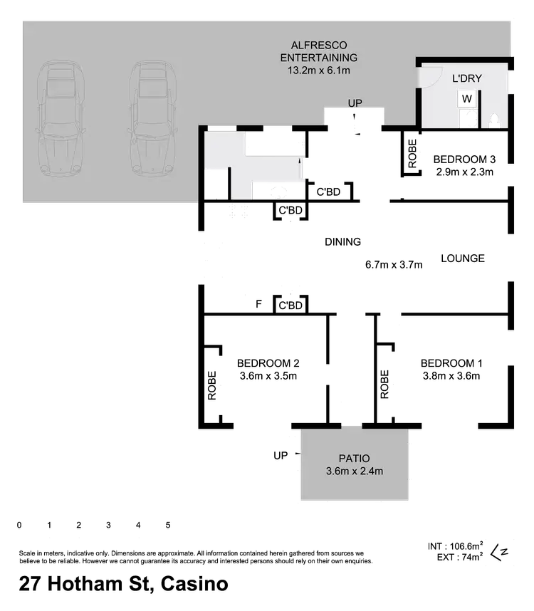 Floorplan of Homely house listing, 27 Hotham Street, Casino NSW 2470