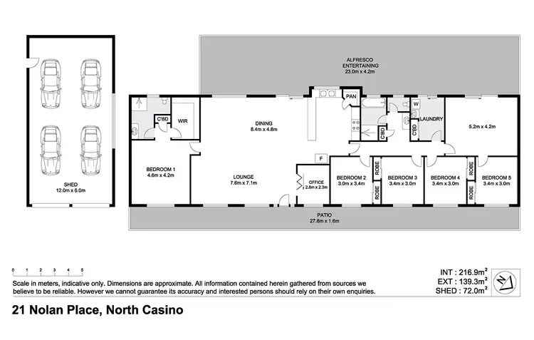 Floorplan of Homely house listing, 21 Nowlan Place, North Casino NSW 2470