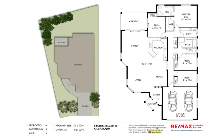 Floorplan of Homely house listing, 8 Peter Mills Drive, Gilston QLD 4211