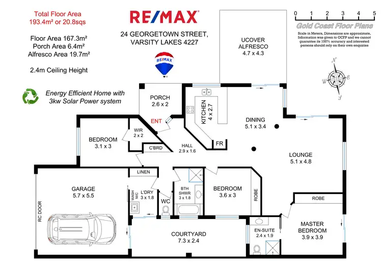 Floorplan of Homely house listing, 24 Georgetown St, Varsity Lakes QLD 4227