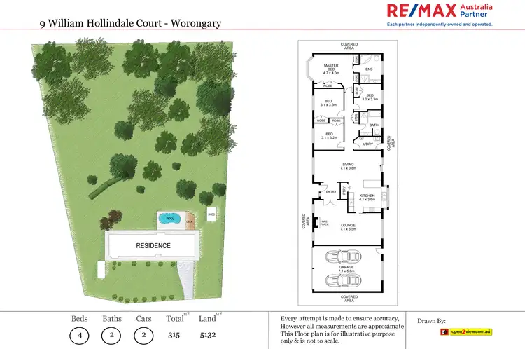 Floorplan of Homely house listing, 9 William Hollindale Court, Worongary QLD 4213