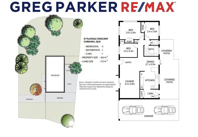 Floorplan of Homely house listing, 37 Plateau Crescent, Carrara QLD 4211