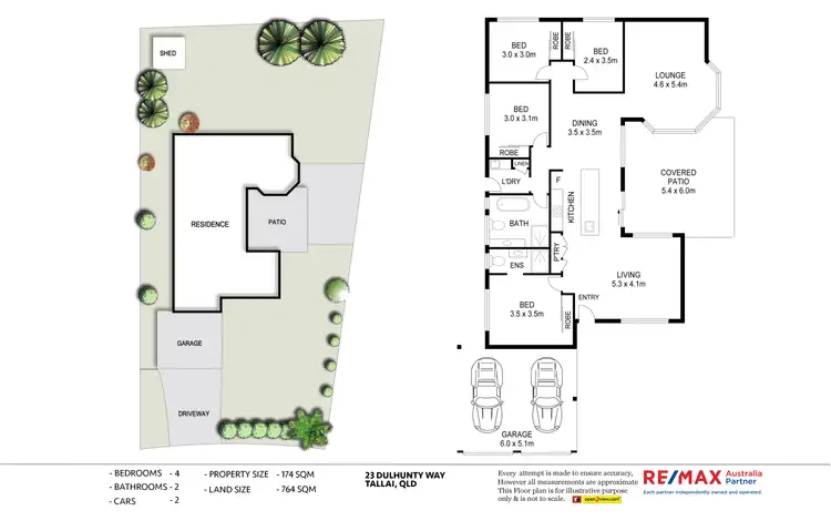 Floorplan of Homely house listing, 23 Dulhunty Way, Tallai QLD 4213