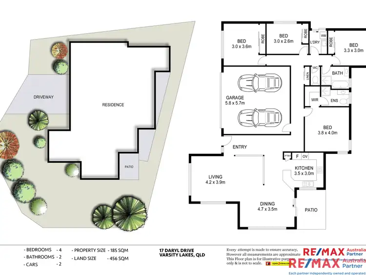 Floorplan of Homely house listing, 17 Daryl Drive, Varsity Lakes QLD 4227