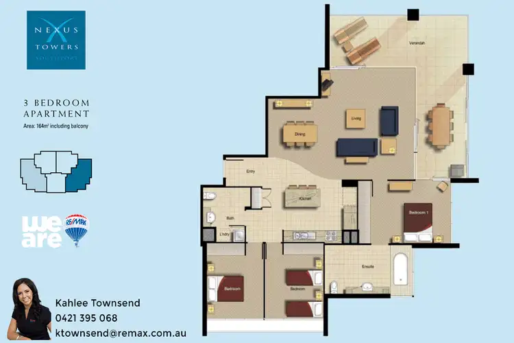 Floorplan of Homely unit listing, 262/105 Scarborough Street, Southport QLD 4215