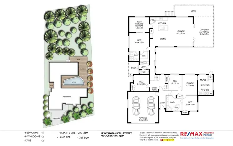 Floorplan of Homely house listing, 15 Wyangan Valley Way, Mudgeeraba QLD 4213