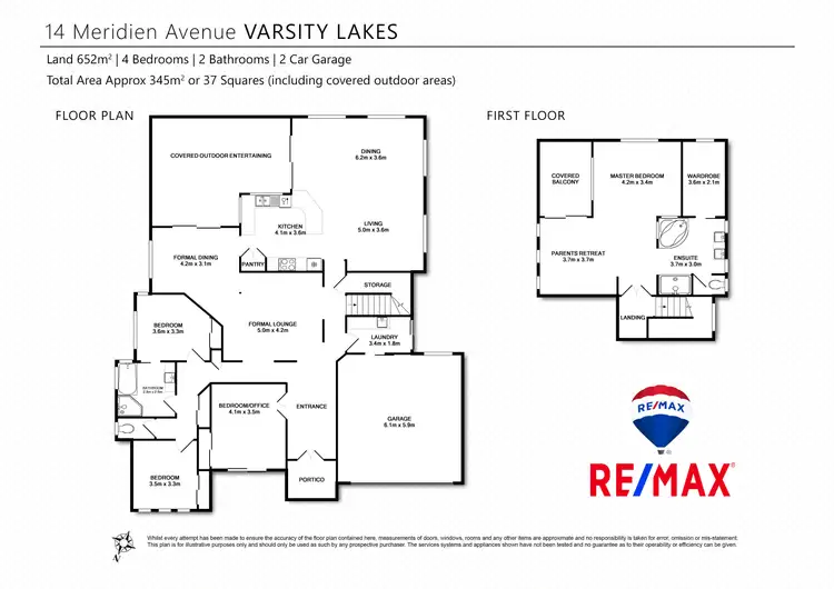 Floorplan of Homely house listing, 14 Meridien Ave, Varsity Lakes QLD 4227