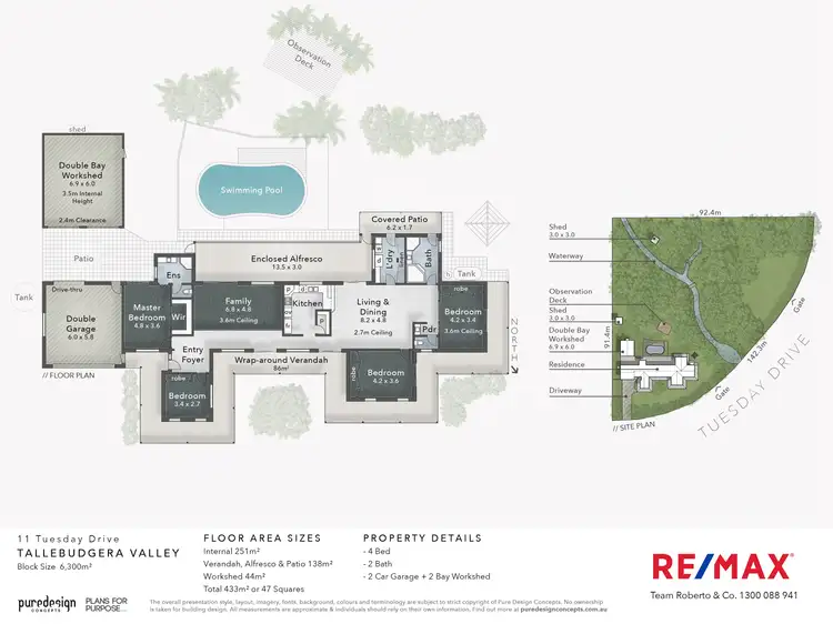 Floorplan of Homely house listing, 11 Tuesday Drive, Tallebudgera Valley QLD 4228