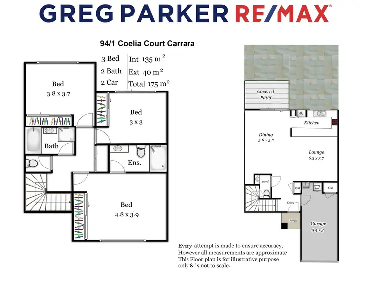 Floorplan of Homely townhouse listing, 94/1 Coelia Court, Carrara QLD 4211