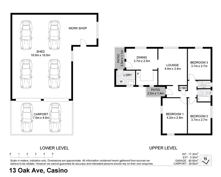 Floorplan of Homely house listing, 13 Oak Avenue, Casino NSW 2470