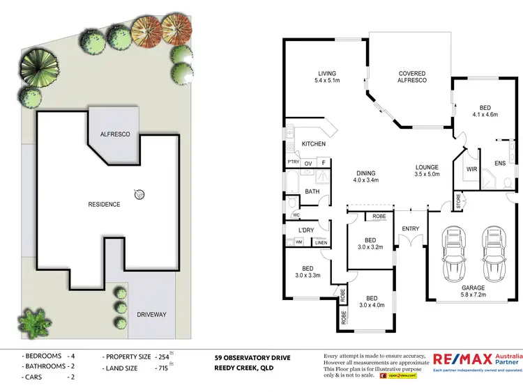 Floorplan of Homely house listing, 59 Observatory Drive, Reedy Creek QLD 4227