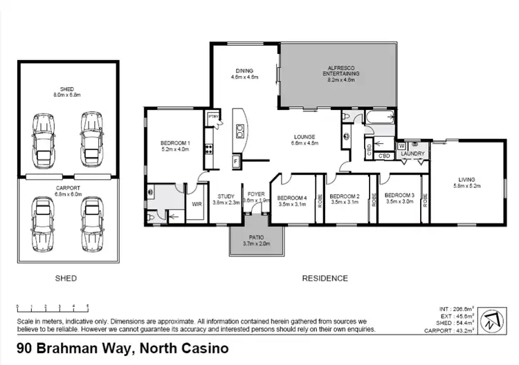 Floorplan of Homely rural property listing, 90 Brahman Way, Casino NSW 2470