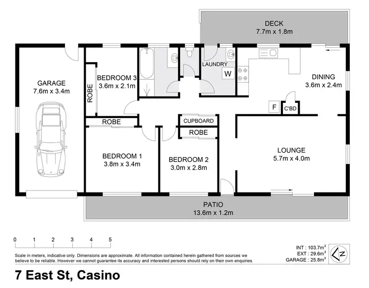Floorplan of Homely house listing, 7 East Street, Casino NSW 2470
