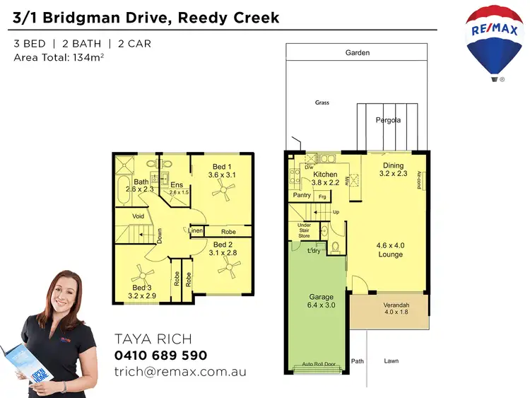 Floorplan of Homely townhouse listing, 3/1 Bridgman Dve, Reedy Creek QLD 4227