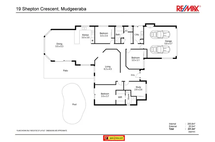 Floorplan of Homely house listing, 19 Shepton Crescent, Mudgeeraba QLD 4213