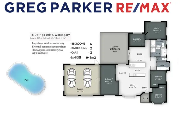 Floorplan of Homely house listing, 18 Dorrigo Drive, Worongary QLD 4213