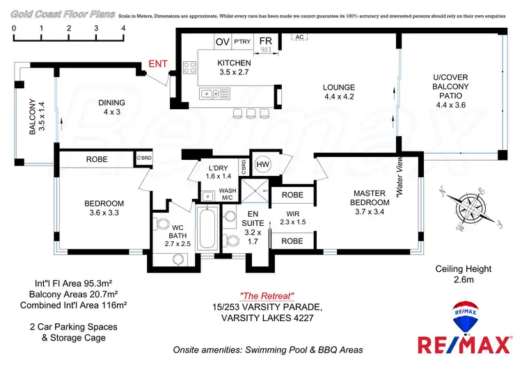 Floorplan of Homely unit listing, 15/253 Varsity Parade, Varsity Lakes QLD 4227