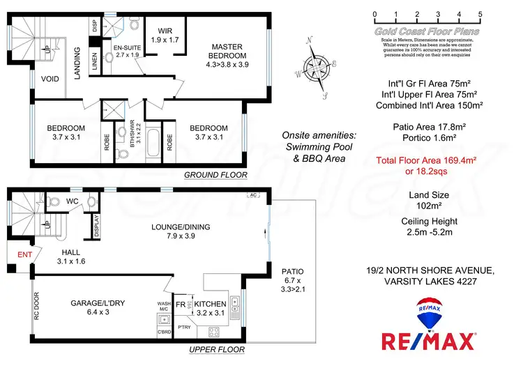 Floorplan of Homely unit listing, 19/2 North Shore Avenue, Varsity Lakes QLD 4227