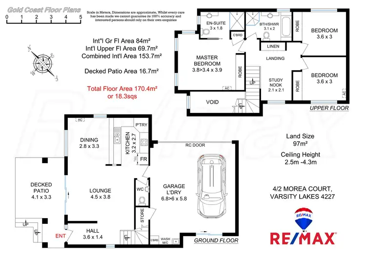 Floorplan of Homely townhouse listing, 4/2 Morea Court, Varsity Lakes QLD 4227