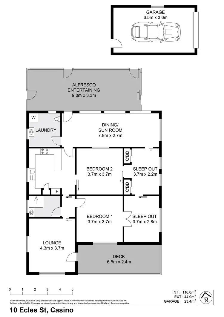 Floorplan of Homely house listing, 10 Ecles Street, Casino NSW 2470