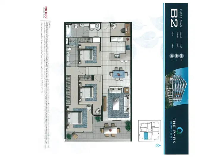 Floorplan of Homely apartment listing, 402/9-15 Markeri Street, Mermaid Beach QLD 4218