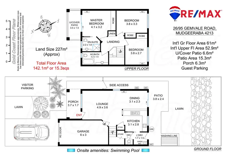 Floorplan of Homely townhouse listing, 26/95 Gemvale Road, Mudgeeraba QLD 4213