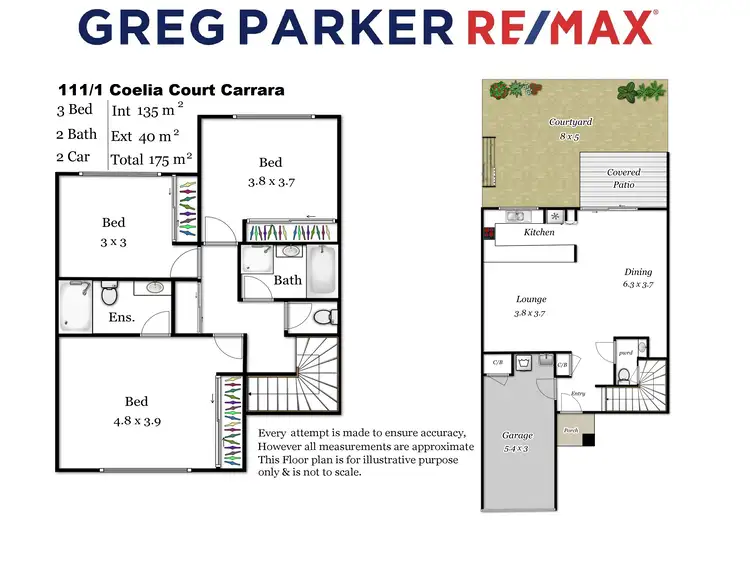 Floorplan of Homely townhouse listing, 111/1 Coelia Court, Carrara QLD 4211