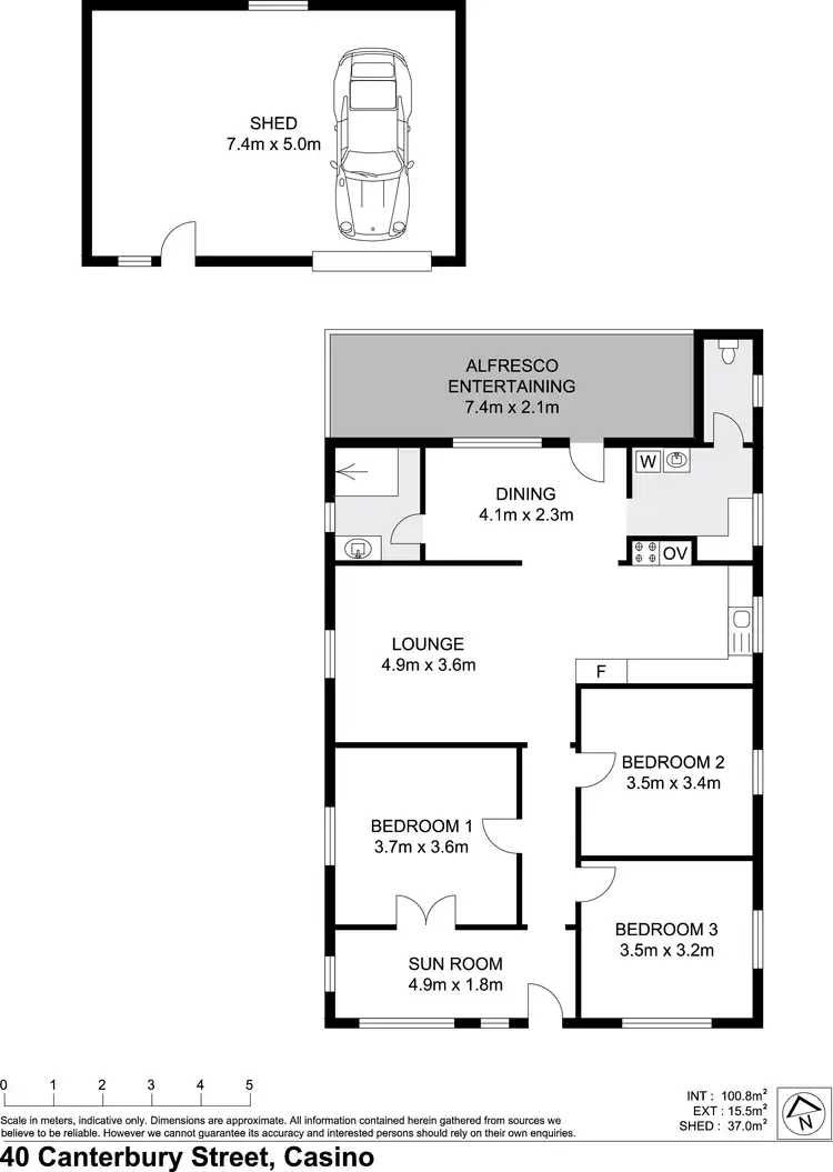 Floorplan of Homely house listing, 40 Canterbury Street, Casino NSW 2470