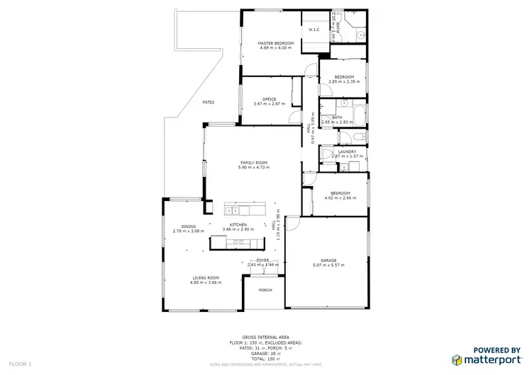 Floorplan of Homely house listing, 8 Humberside Close, Mudgeeraba QLD 4213