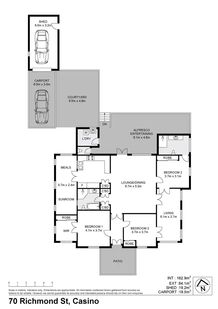 Floorplan of Homely house listing, 70 Richmond Street, Casino NSW 2470