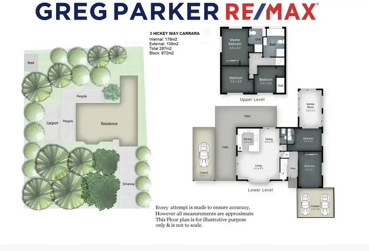 Floorplan of Homely house listing, 3 Hickey Way, Carrara QLD 4211