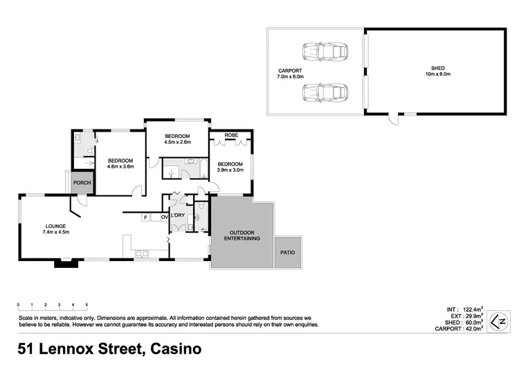 Floorplan of Homely house listing, 51 Lennox Street, Casino NSW 2470